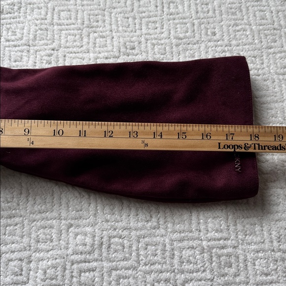 DKNY Elegant Burgundy Knee-High Boots - Picture 8 of 9